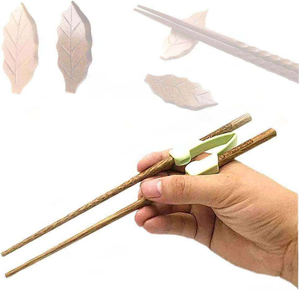Fanwer Chopstick Helper and Chopsticks Holder Set