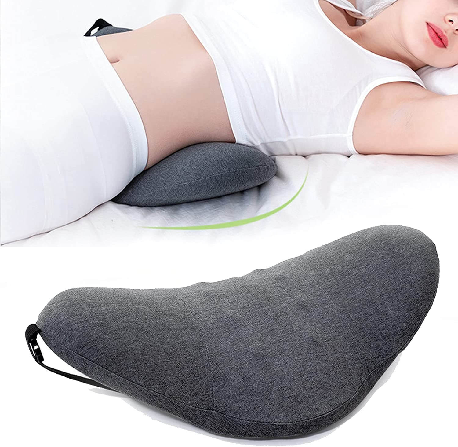 Lumbar Pillow For Sleeping Spinal Support Cushion Lower Back Pain