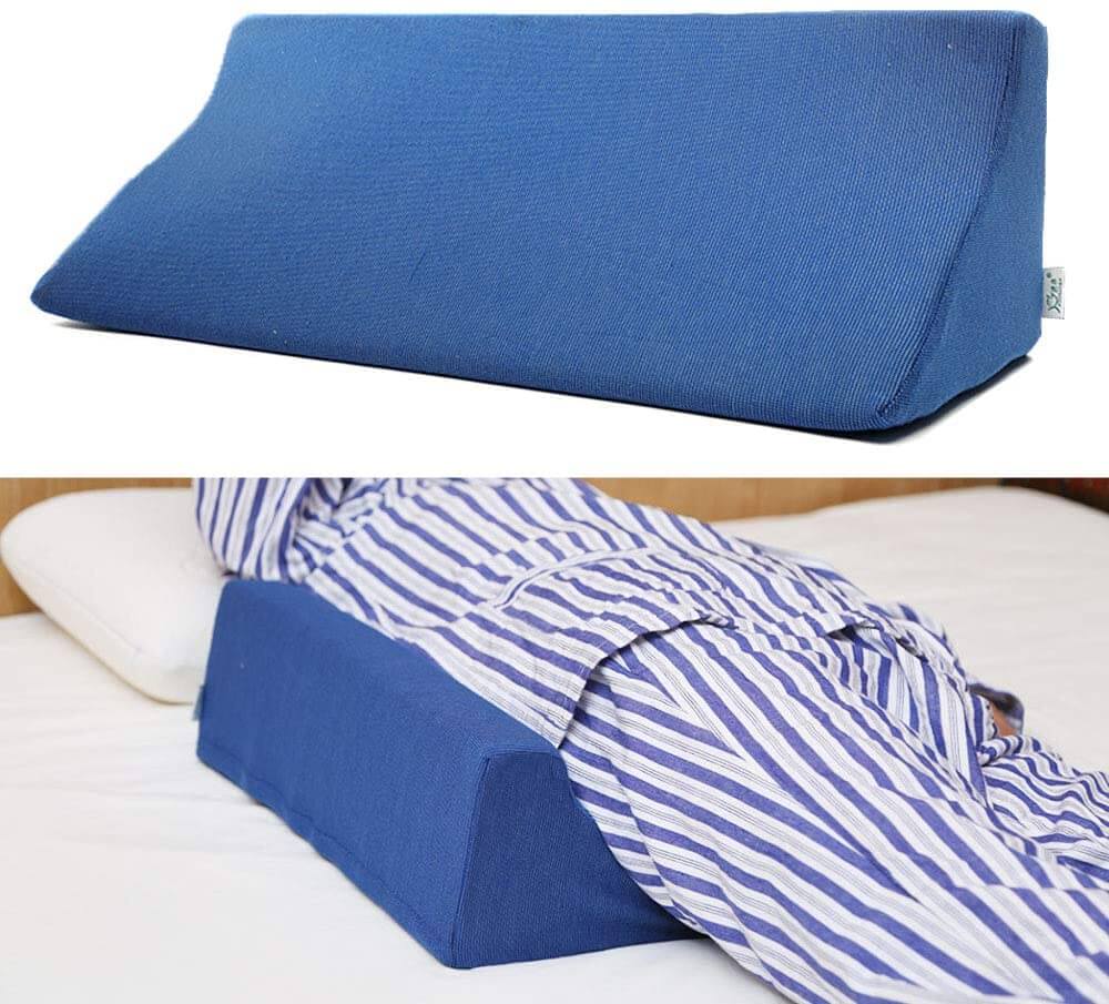 Wedge Pillow Leg Breathable Eevated Body Washable Case Side Sleep