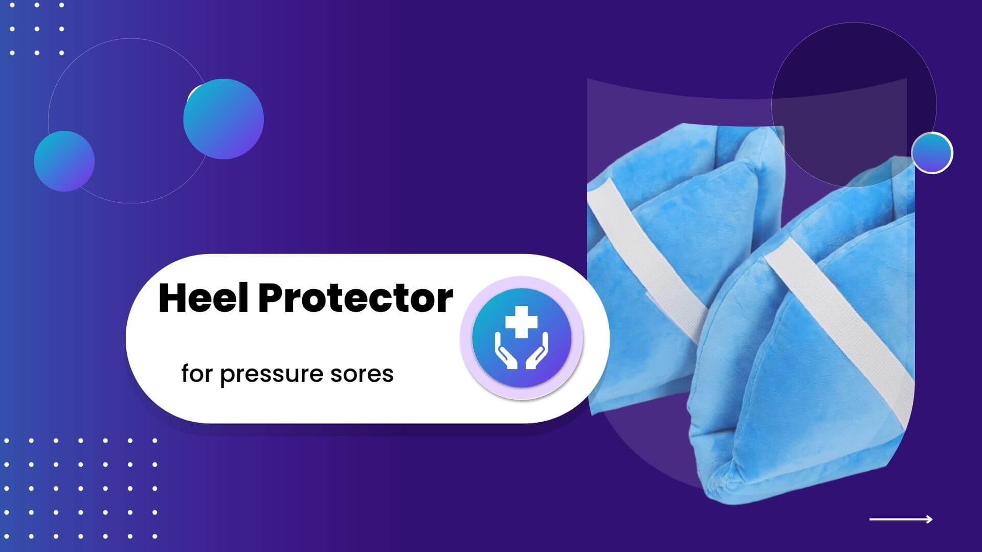 Fleece Heel Protectors - Pair from Essential Aids