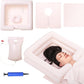 Inflatable Bedside Shampoo Set with Water Bag and Waterproof Shawl. Wash Hair in Bed for Children, the Elderly, Pregnant Women, Post-surgery or Bedridden Patients. Water Bag Capacity 2.1 Gallons (8L)