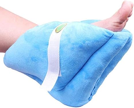 1 Piece Foot Support Pillow-Heel Cushion Protector Pillow for Relieveing Foot Pressure，Blue