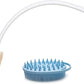 Fanwer Long-handle Curved Bath Brush with Silicone Scrubber