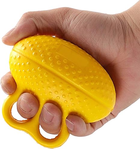 Fanwer Finger Exerciser Hand Squeeze Ball, Hand Grip Strength Trainer Build Hand, Finger and Wrist Strength, Finger Extension Exerciser for Rehab, Arthritis, Carpal Tunnel