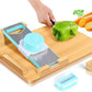 Fanwer Adaptive One-Handed Cutting Board- Anti-Slip with Bread Stops & Spikes - Perfect for Amputees & Disabled - Single Handed for Effortless Cutting & Chopping - Handicapped Kitchen Board.