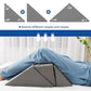 Fanwer Positioning Wedge Pillow for Side Sleeping (3 in 1), 40 Degree Triangle Bed Wedges & Body Positioners for Back Pain, Preventing Bedsores, After Surgery, Knees Elevated, Pregnancy,Grey