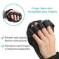 Fanwer Stroke Resting Hand Splint - Night Immobilizer Wrist Finger Brace for Flexion Contractures, Functional 5 Finger Stabilizer Wrap for Muscle Atrophy Rehab, Arthritis, Carpal Tunnel (Large Right)