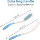 Fanwer Long Reach Handled Comb and Hair Brush Set Applicable to elderly and hand-disabled people inconvenient upper limb activities (2 pcs)