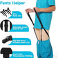 Fanwer 4-Piece Hip Kit for Total Hip Replacement with Sock Aid, 32" Foldable Reacher Grabber Pickup Tool, 30.7" Long Shoe Horn & Dressing Stick and 2Pcs Pants Helper Device